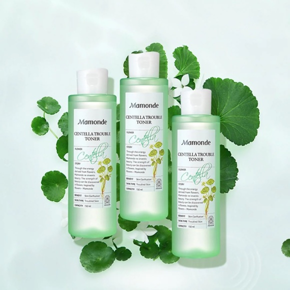 New Lot 3pc MAMONDE Centella Trouble Toner Vegan 250ml 8.45 oz + 150ml 5.07 oz